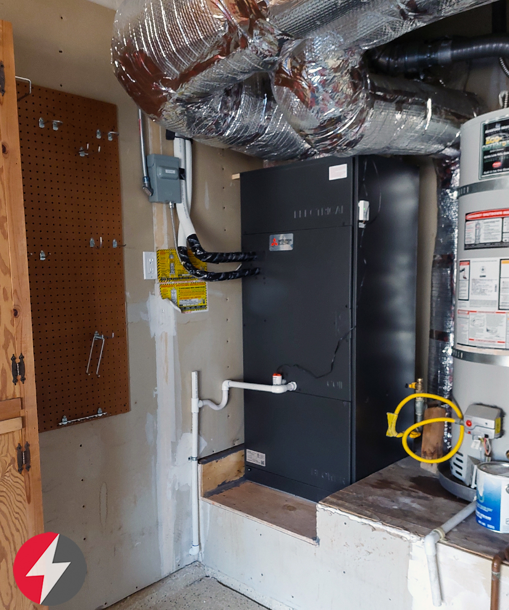 Mitsubishi PUMY-P Series System Installation in Fremont, California