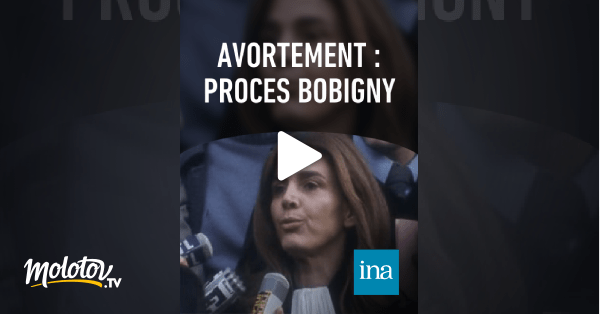 Avortement procès Bobigny en Streaming sur INA Molotov.tv