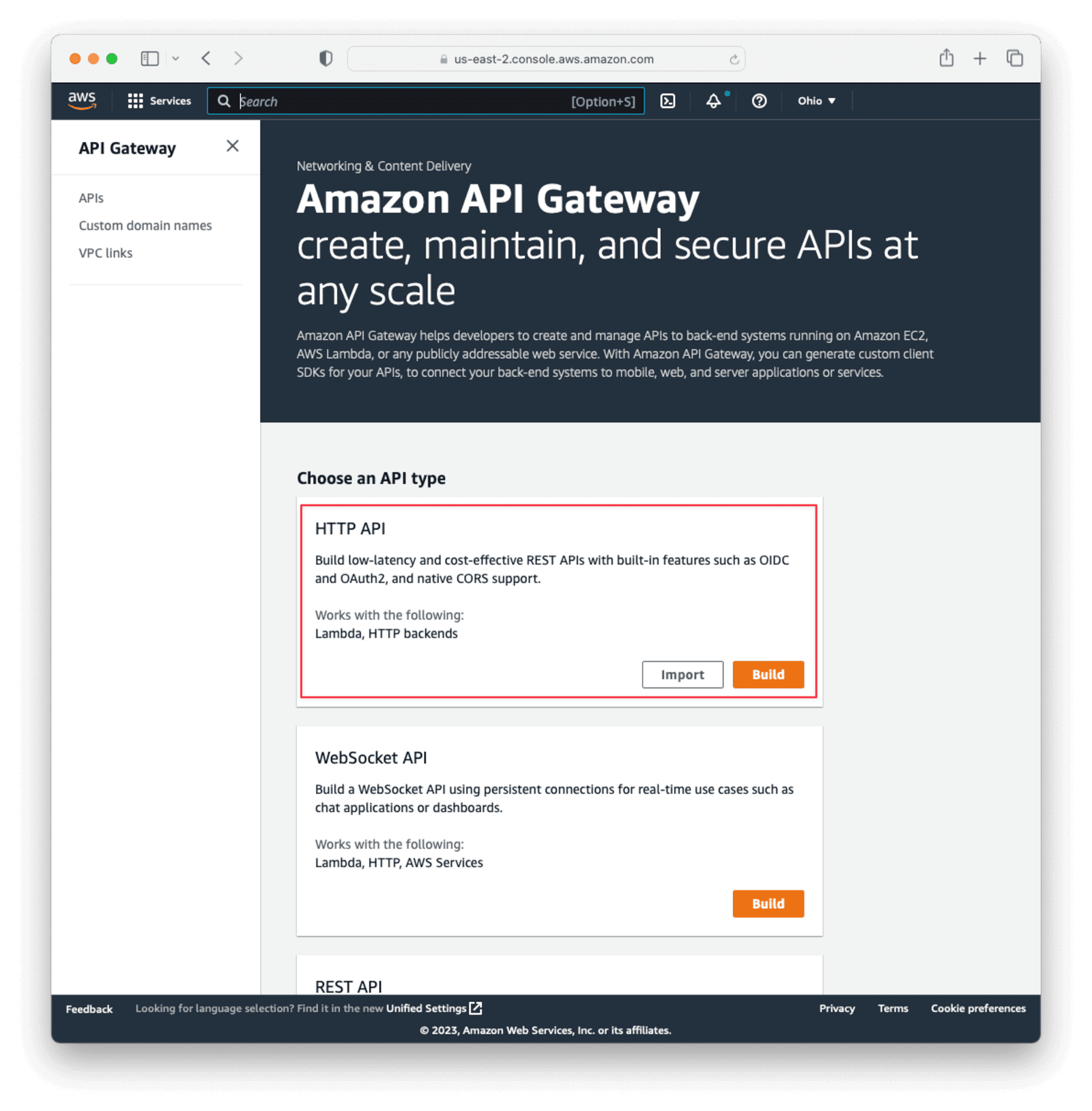 Amazon API Gateway