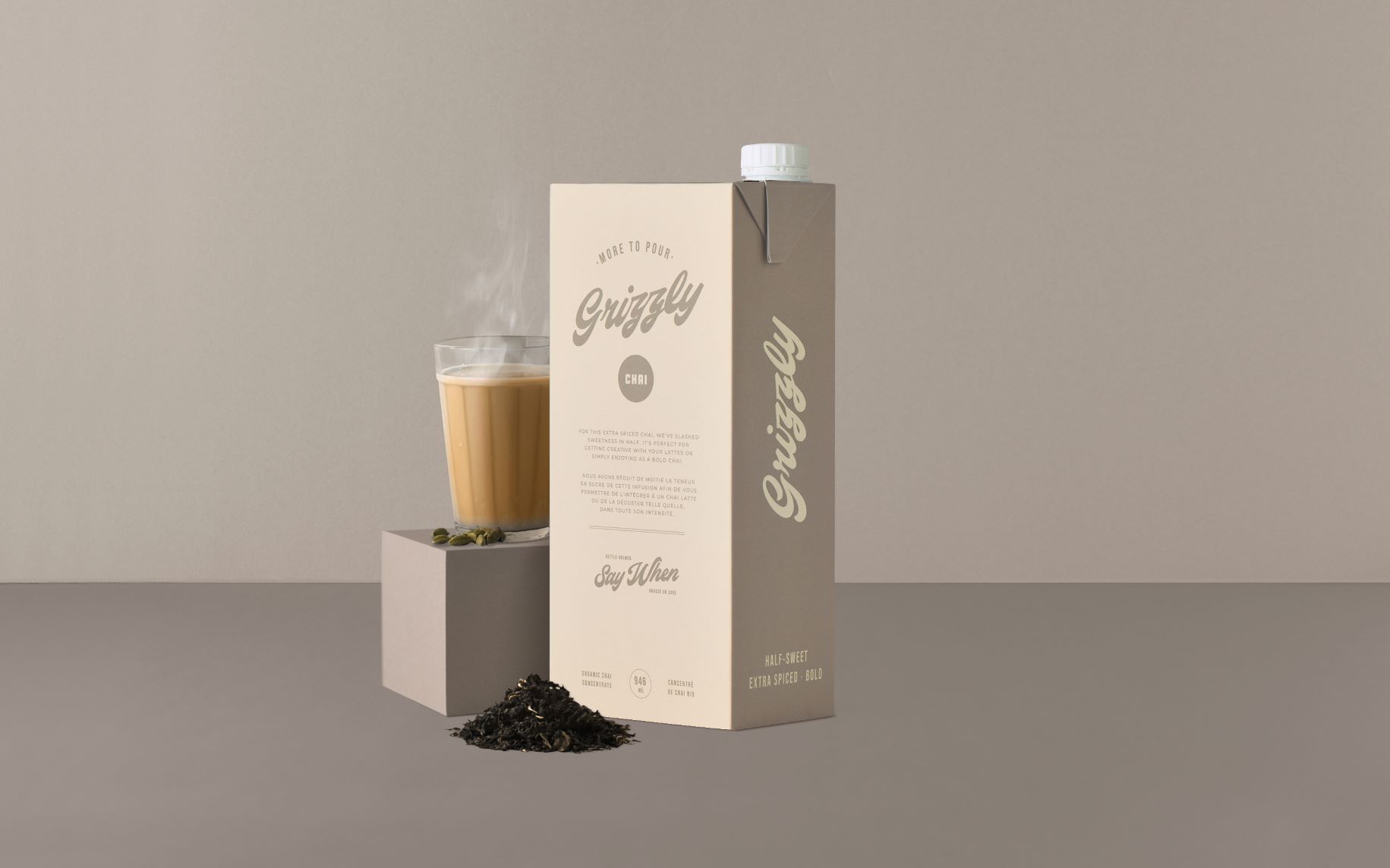 Organic Food Events 2023 Organic Grizzly Chai Concentrate IFE, International Food & Drink