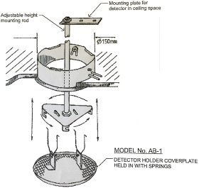 Concealed Space Mounting Bracket - Fusion Fire Systems