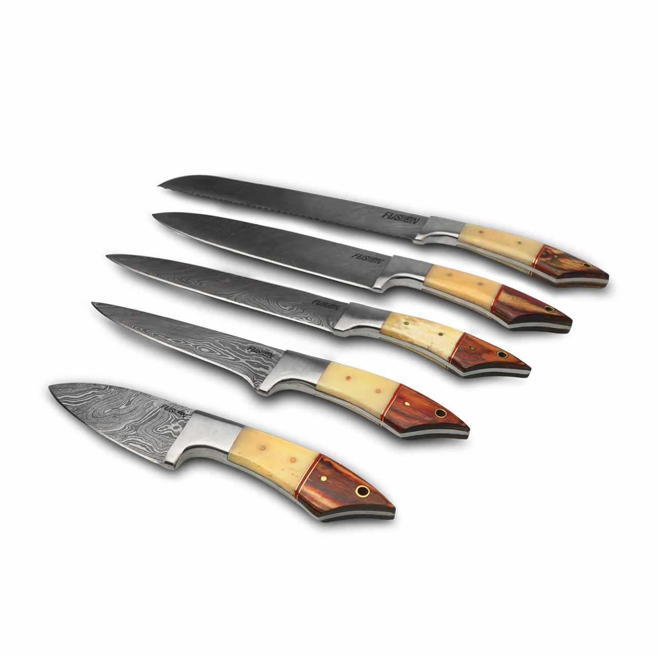 Damascus Steel Chef Knife Best Chefs Knife 2023 Fusion Layer