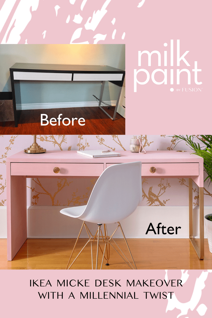 Ikea Micke Desk Makeover Fusion™ Mineral Paint