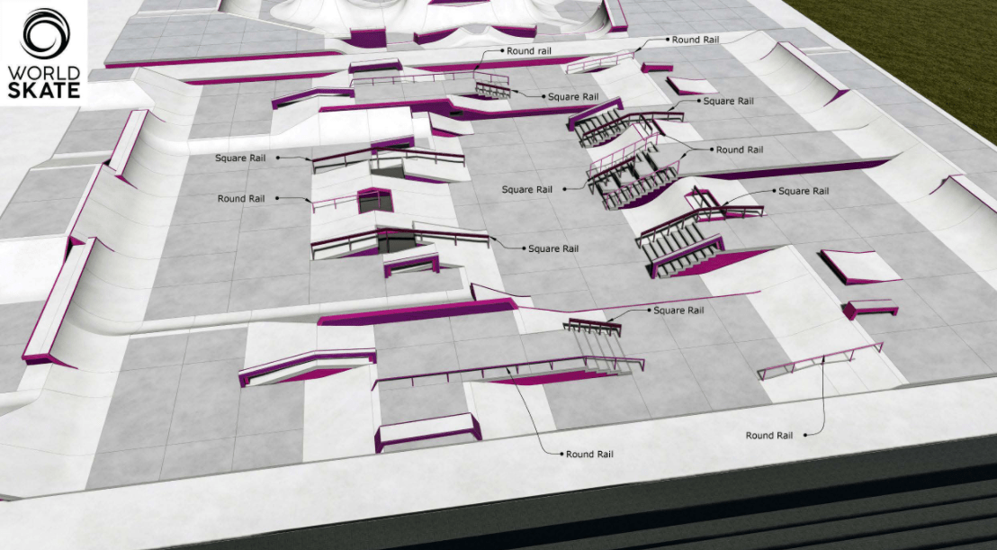 Así será el skatepark de los Juegos Olímpicos de Tokyo Fusion Sb