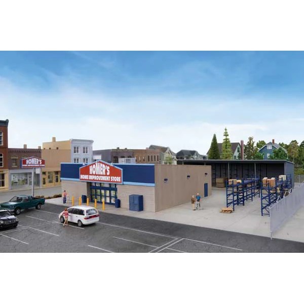 Walthers Cornerstone HO Scale Hardware & Lumber Store Fusion Scale Hobbies