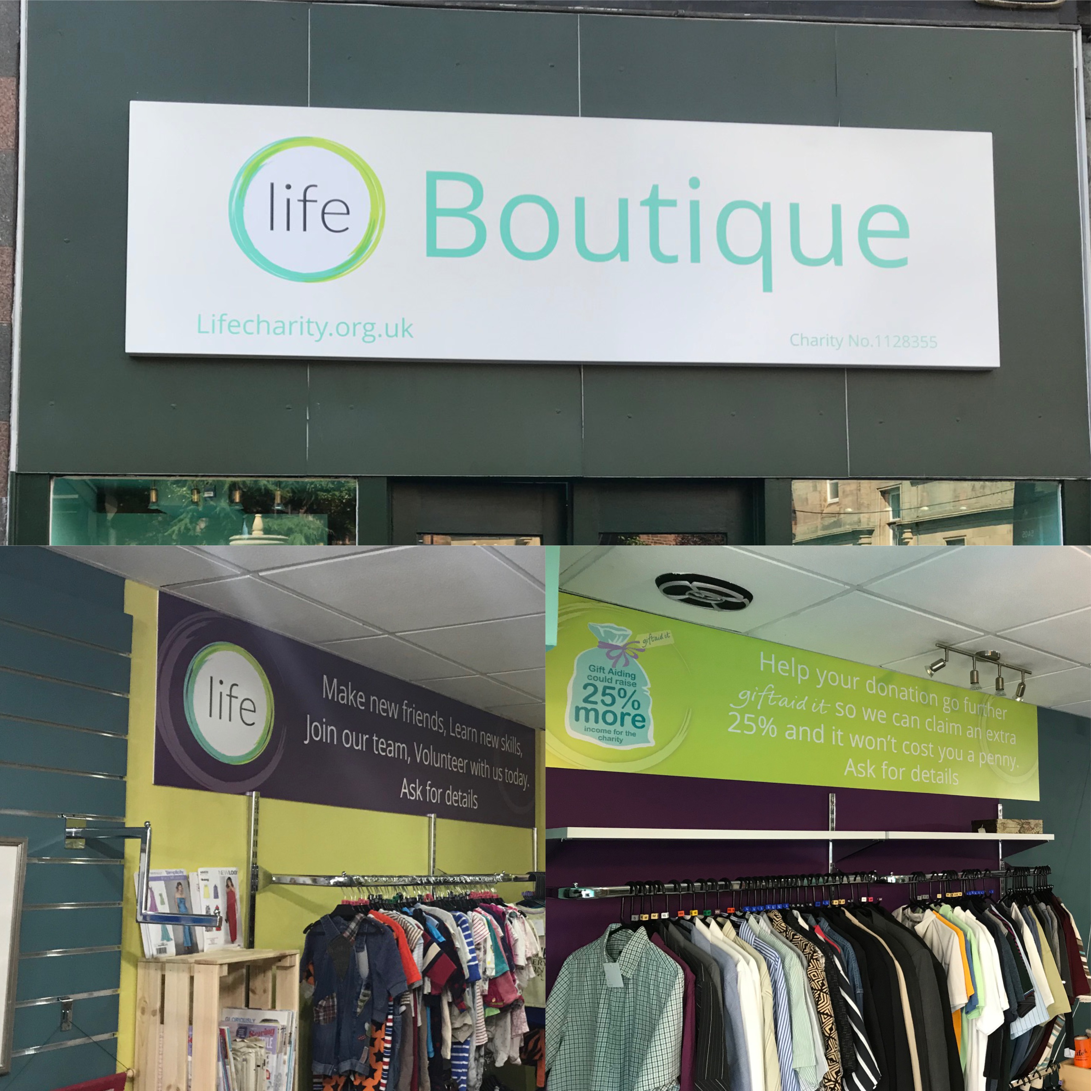 Life Charity Wolverhampton Fusion Signs