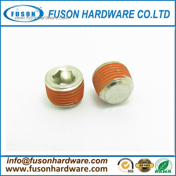 Stainless Steel Nylok Set Screws/ Nylok Red Patch AntiLoose Glue Grub Screws