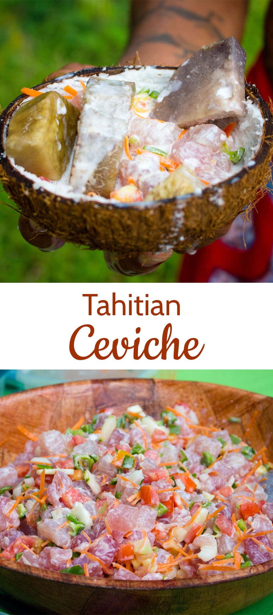Easy Tahitian Poisson Cru Polynesian Tuna Ceviche {Paleo, Whole 30}