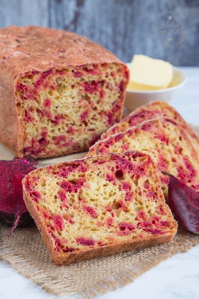 Great Looking & Easy Beetroot Bread Recipe {Egg Free} Fuss Free Flavours