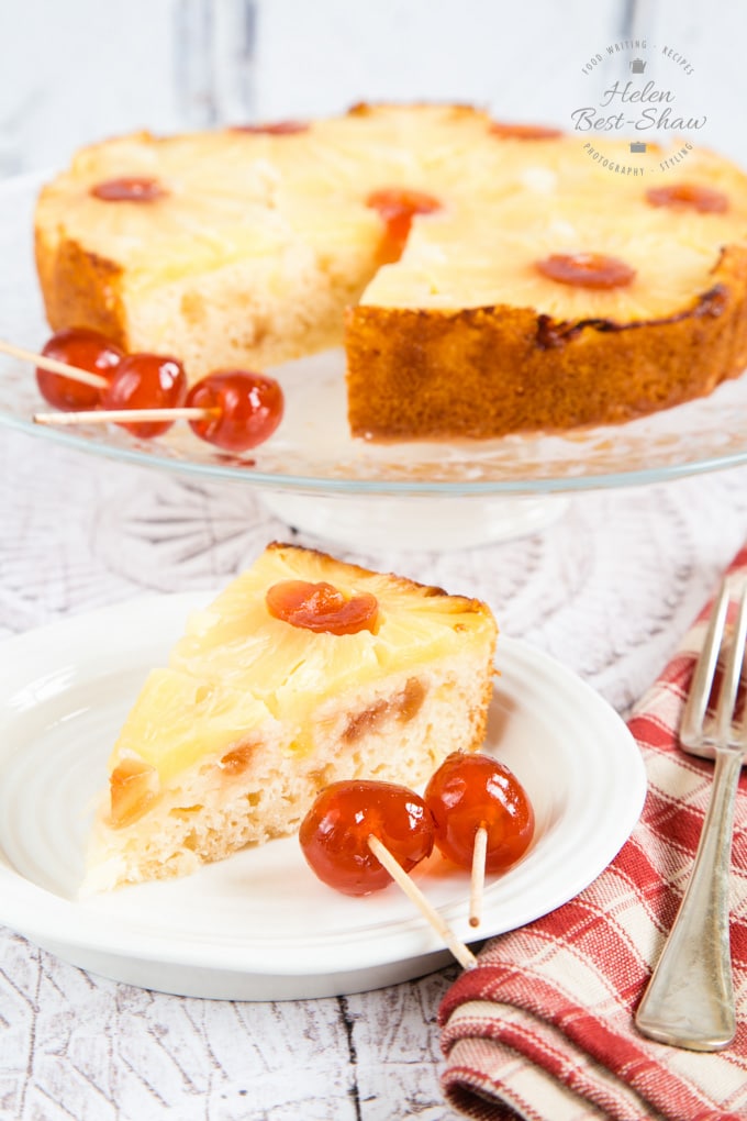 Easy Pineapple UpsideDown Cake Recipe Only 4 Ingredients!