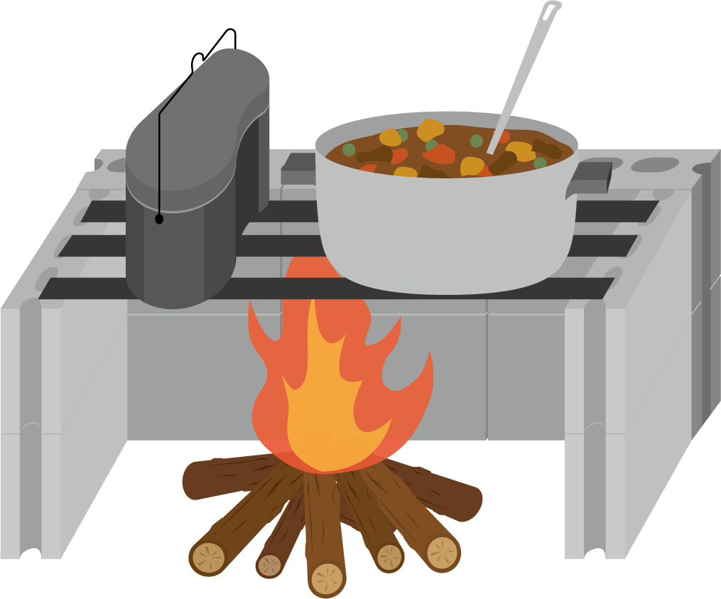 カレー作り イラスト ロイヤリティフリーのストックフォト、イラスト・ベクター素材