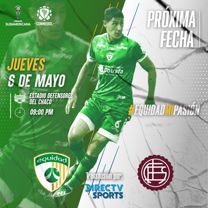 VER EN VIVO La Equidad vs Lanús por la Copa CONMEBOL Sudamericana