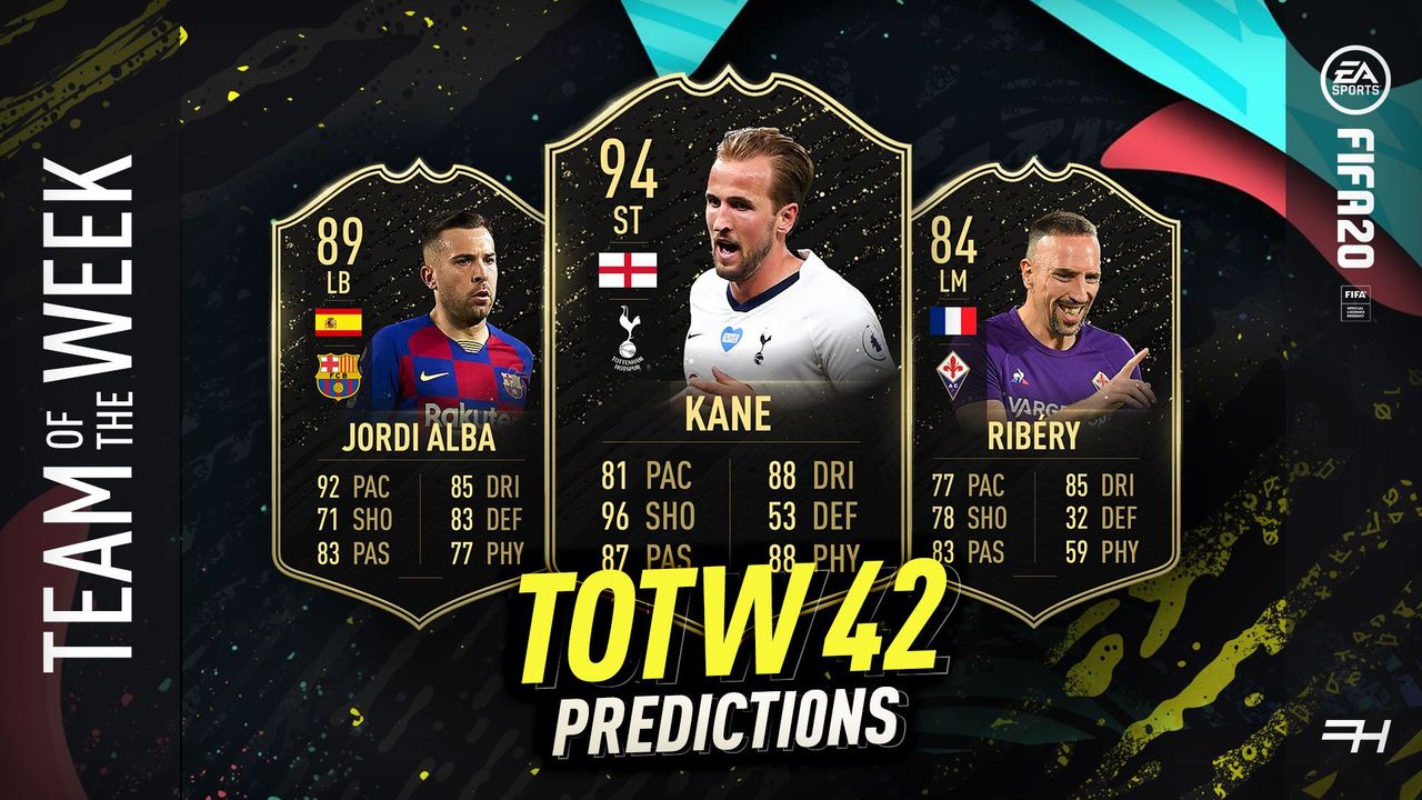 Latest fifa 21 players watched by you. Fifa 20 Team Of The Week 42 Predictions Futhead News