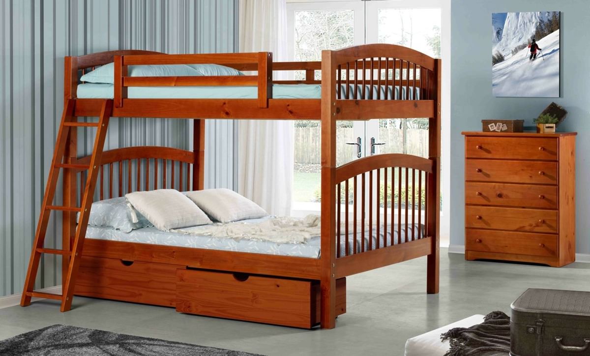 Sierra Full/Full Bunk Bed Natural by Innovations