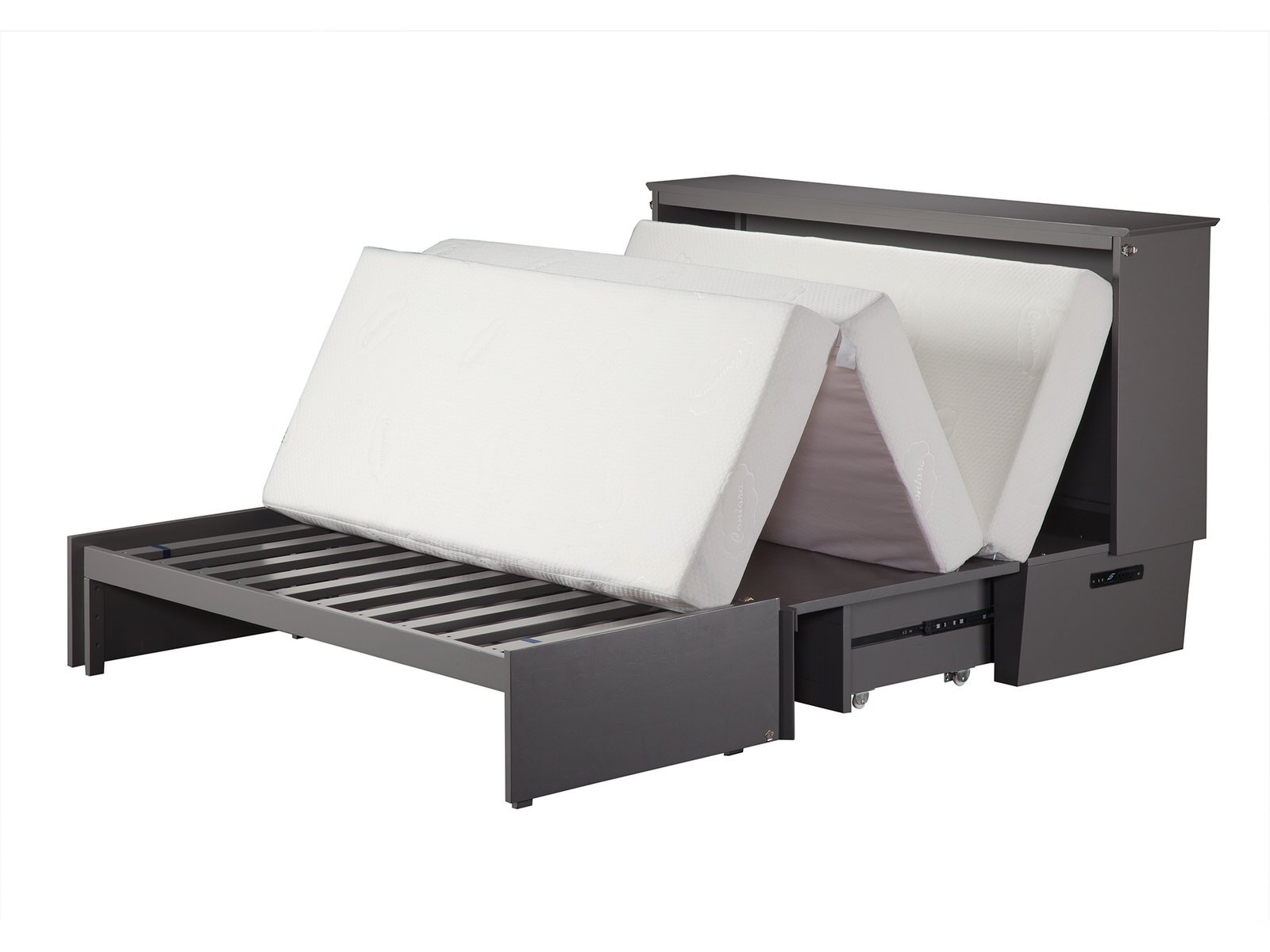 Hamilton Murphy Bed (Chest Bed) White Futon World