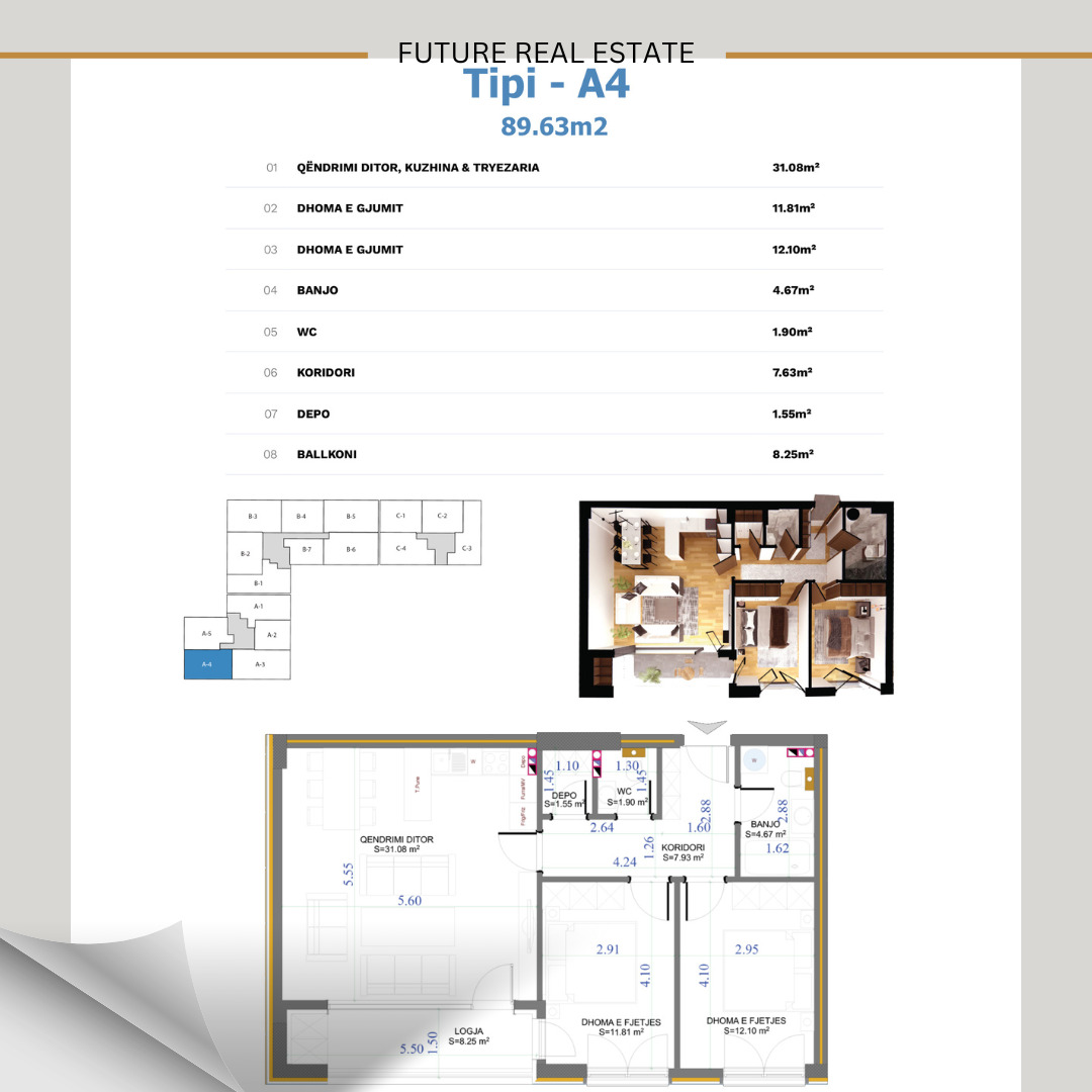 Banesa në SHITJE/Prishtinë Future Real Estate