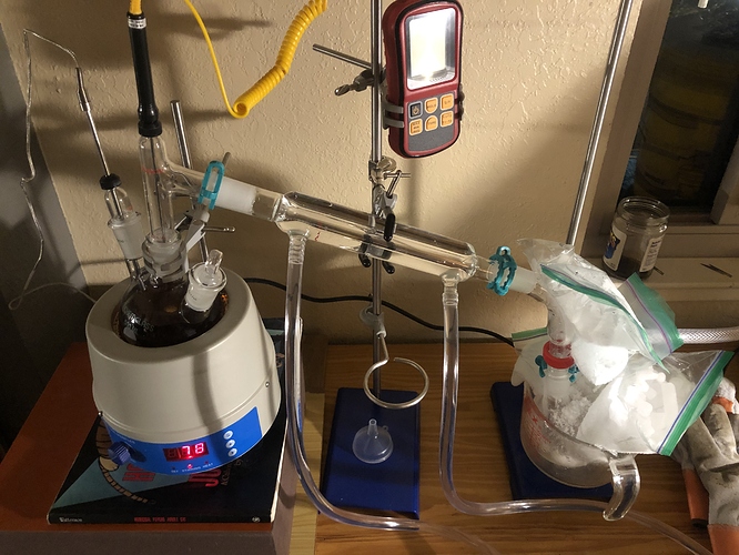 My ethanol is not boiling off well under vacuum/at all??? Pre/Post