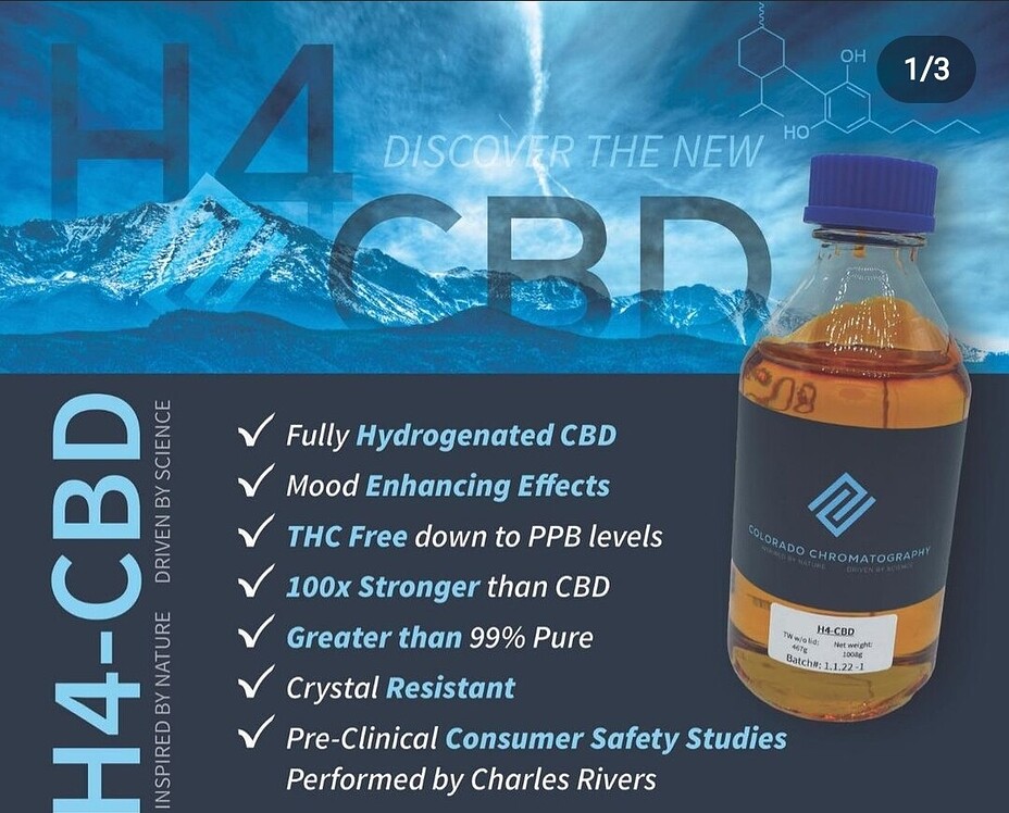 H4CBD 100x CBD? Colorado chromatography latest drop? Hempire Building
