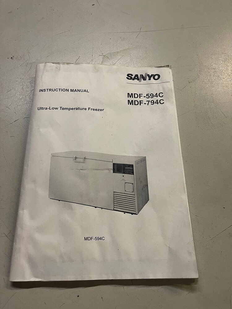 Sanyo 594C deep freezer For Sale Future4200