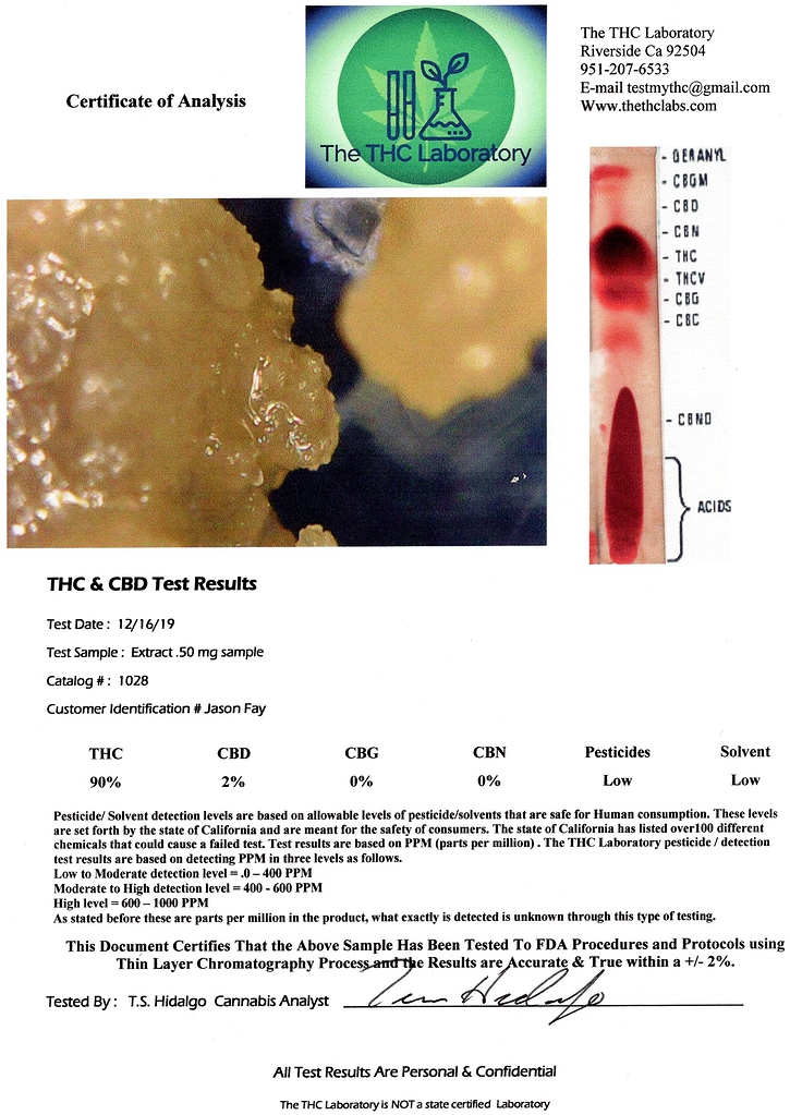 First lab test Testing and Analytics Future4200