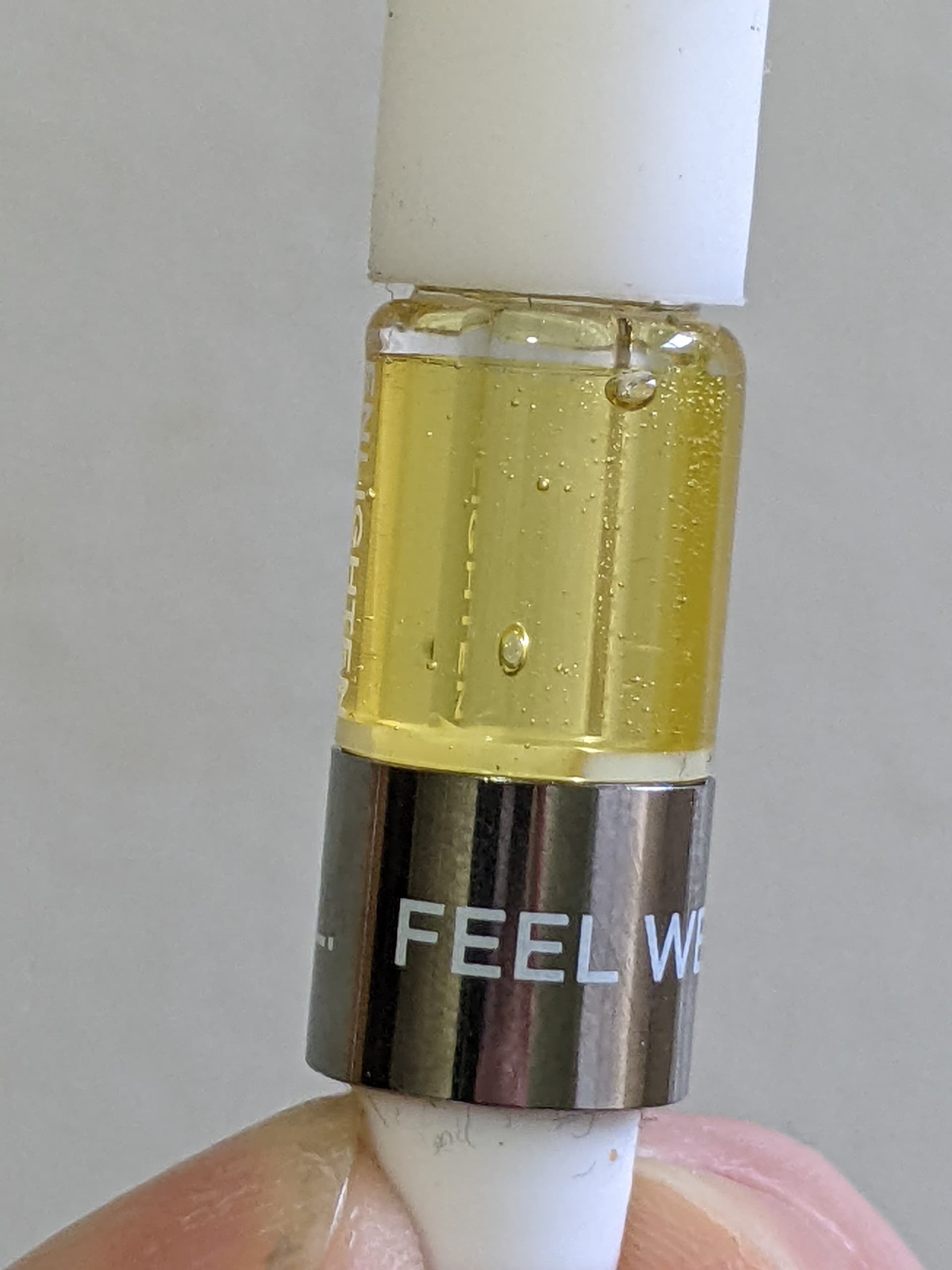 Getting rid of bubbles in live rosin carts Pre/PostProcessing