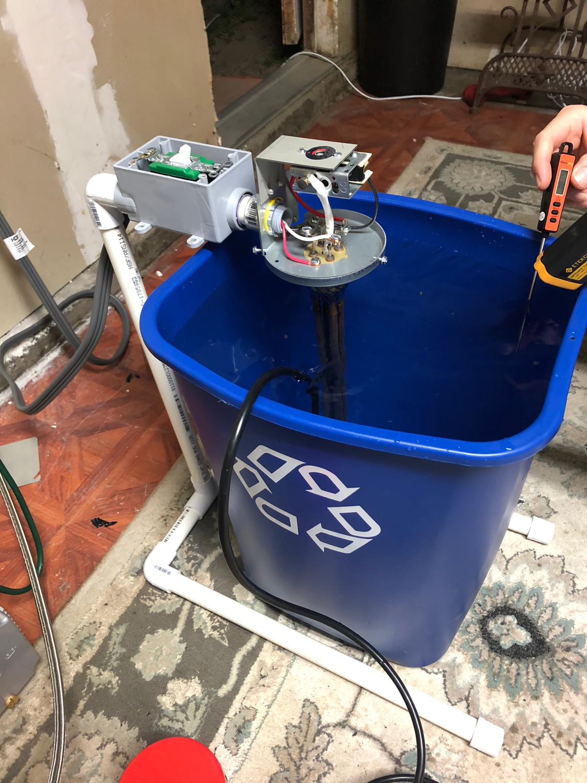 How to ground water heating element? Extraction Future4200