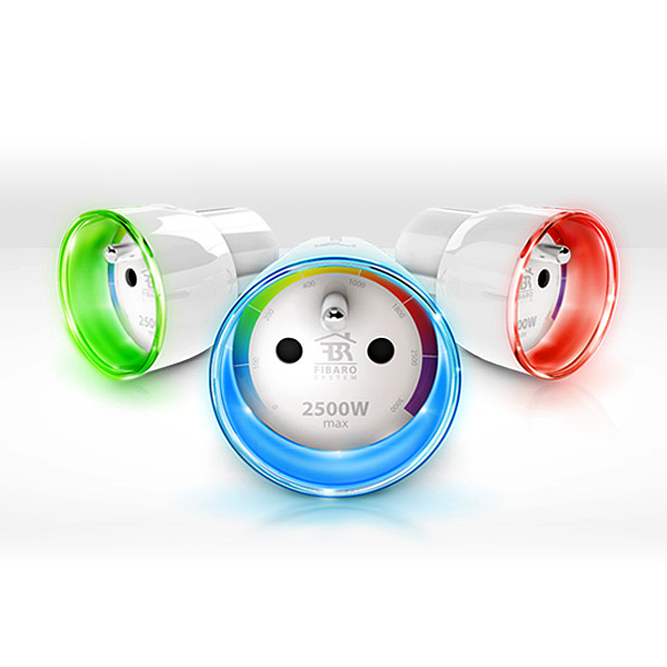 FIBARO Wall plug, ZWave Смарт Контакт FUTUREHOME