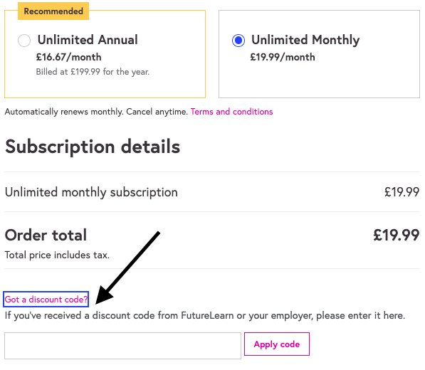 Managing and cancelling your Annual or Monthly Unlimited Subscription