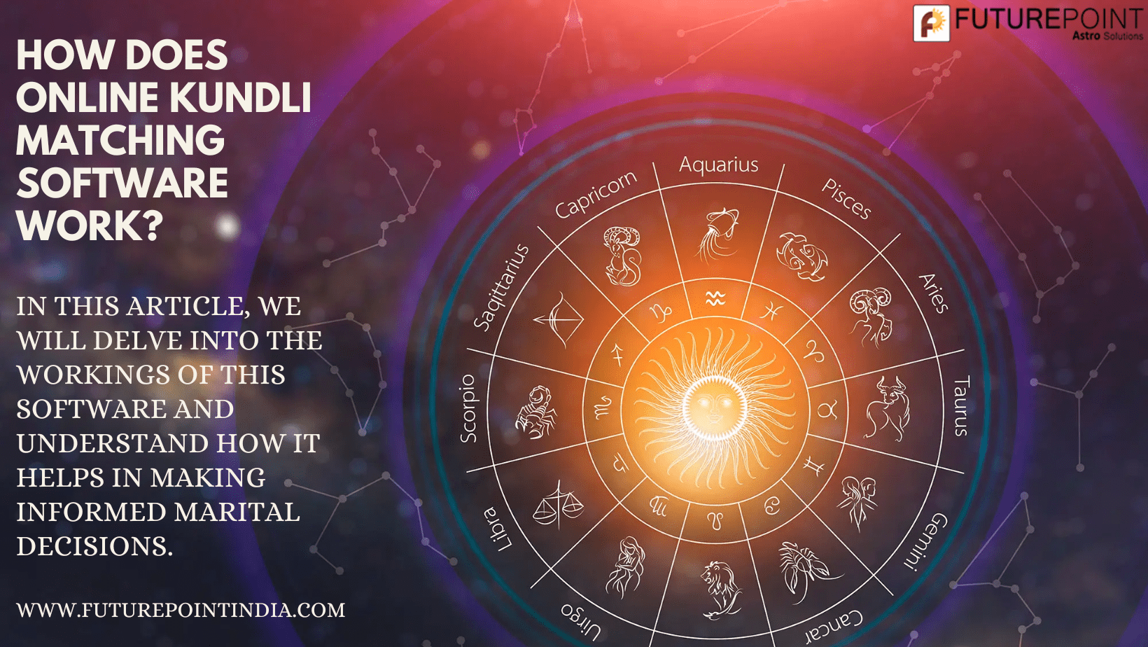 How does Online Kundli Matching Software Work? Future Point India