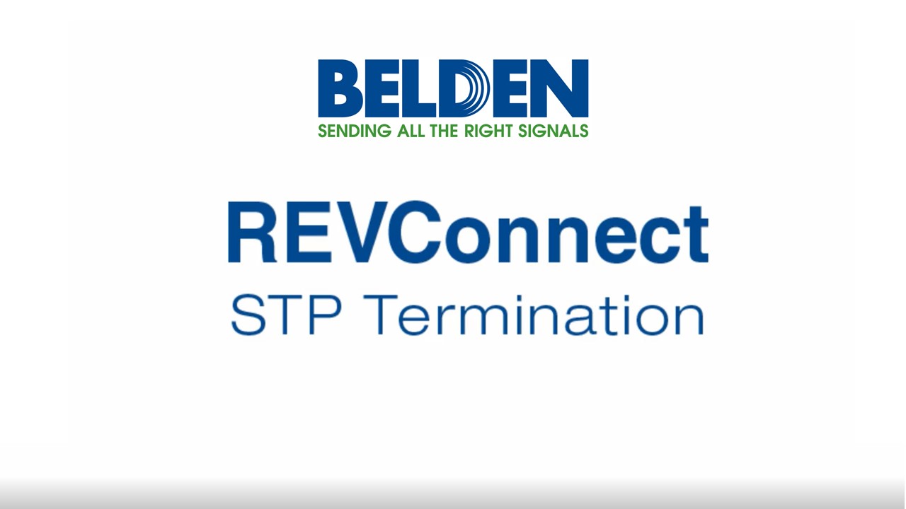 Belden REVConnect RJ45 Termination System Future Ready