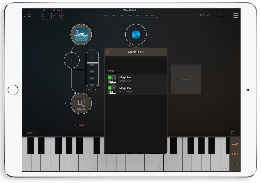 InterApp Audio Generators and Instruments FutureSonic