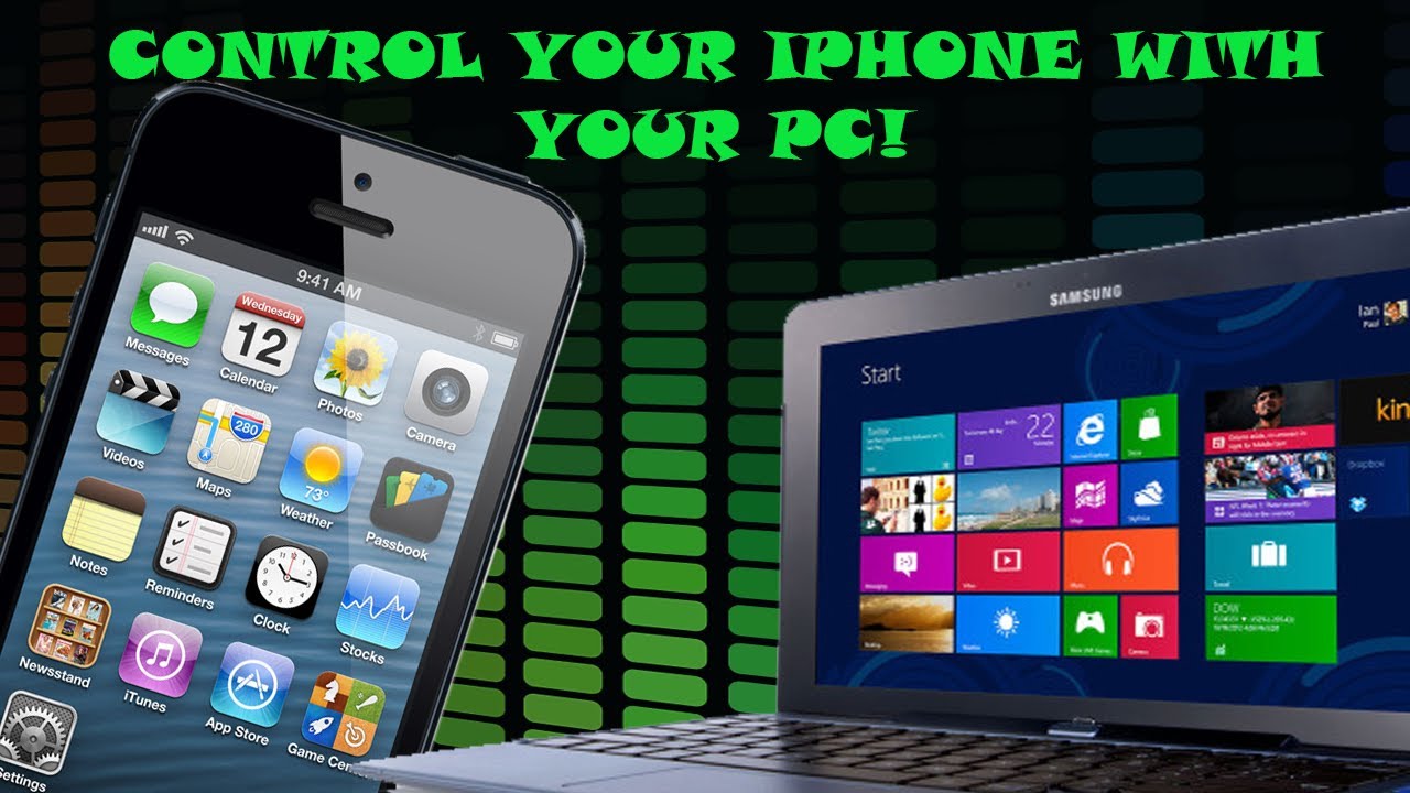 How to control iphone from pc wallroc