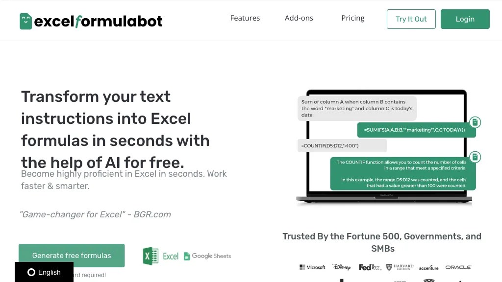 4+ BEST Excel AI Tools List Aug 2023