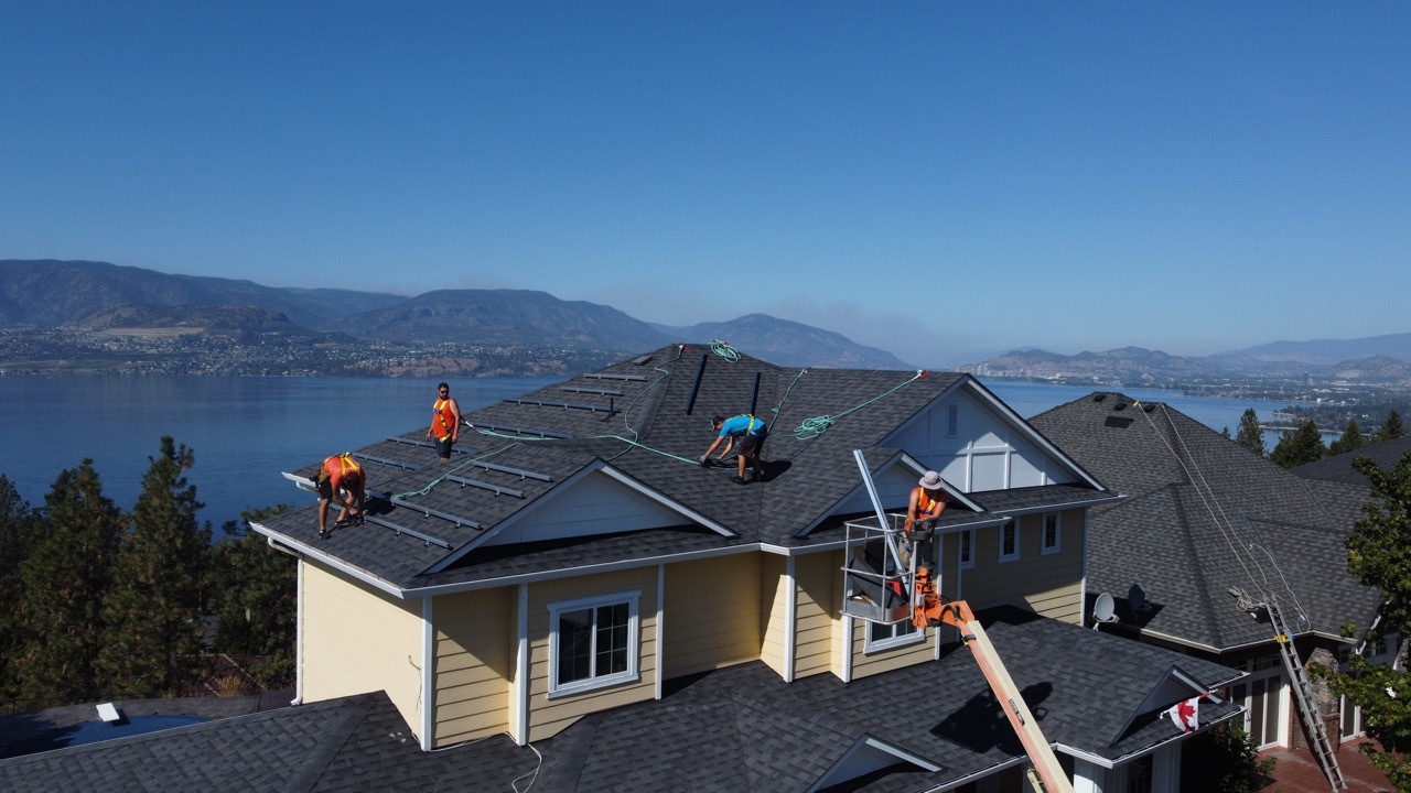 Solar Panel Installation Projects in Kelowna, the Okanagan, and Chilliwack