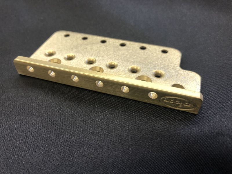 KGC / Killer Guitar Components / Vintage Style Brass Bridge Plate ブラス製