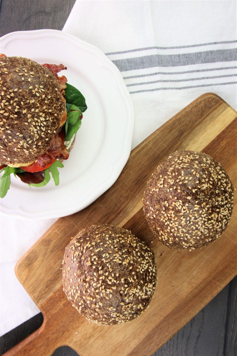 Low Carb Burger Buns, fast and easy to make! Fuzz and Buzz