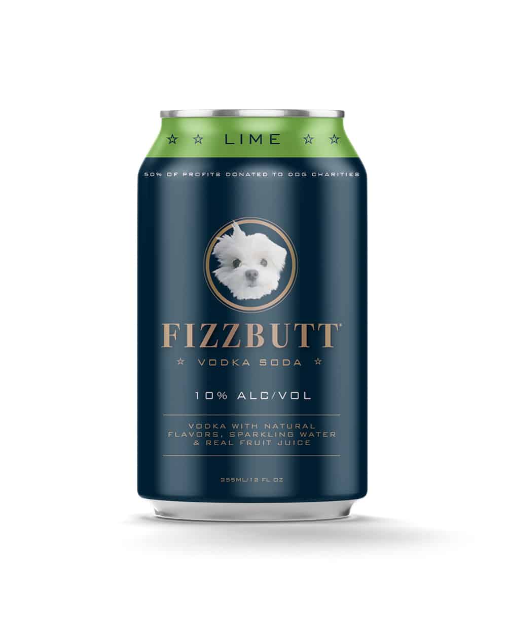Fizzbutt Vodka Soda Lime [ Liquid Elements ] Fuzzbutt Premium Vodka