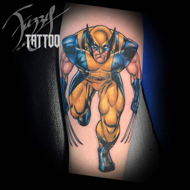 Wolverine Fuzzy Tattoo