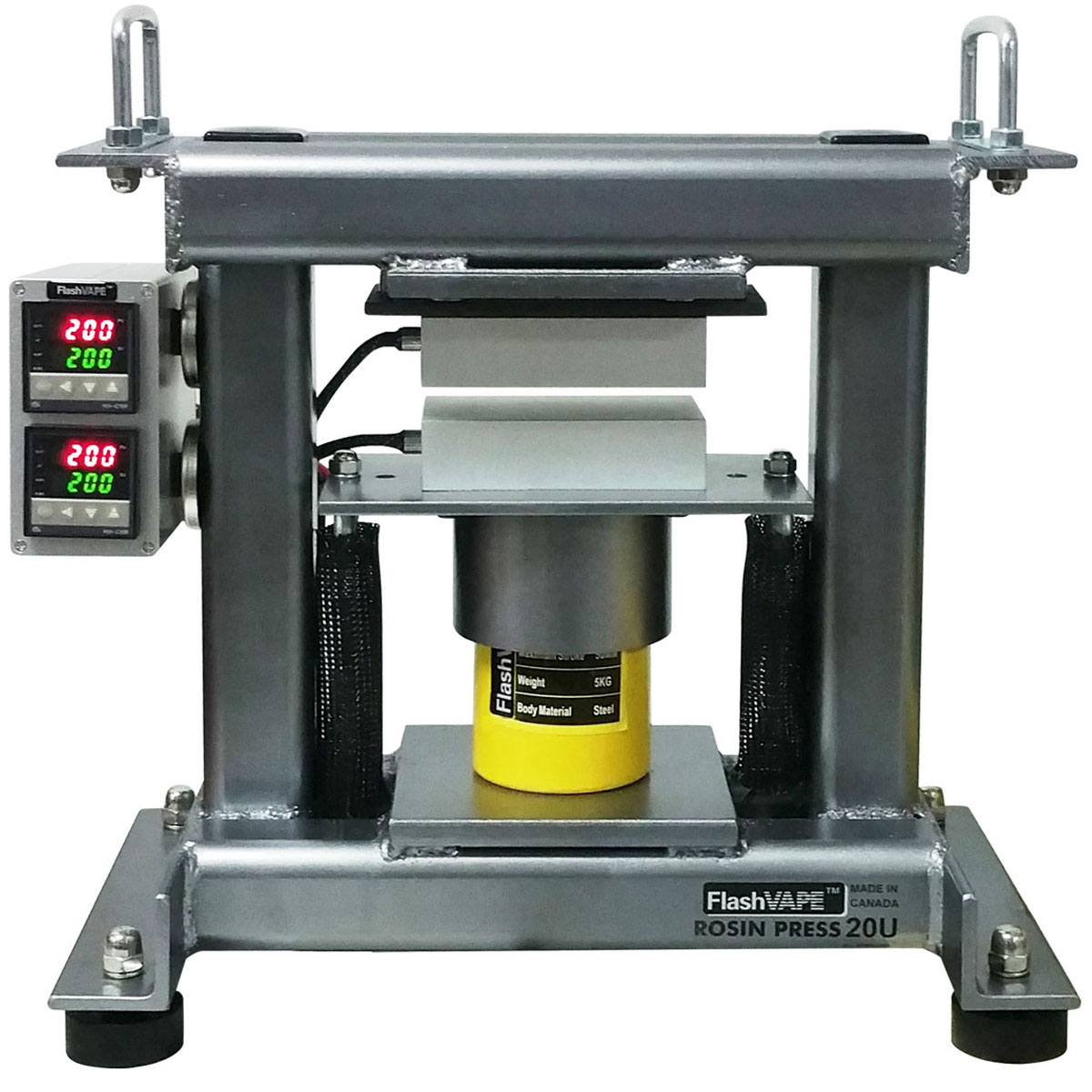 FVRosintech Ultra Portable Desktop Rosin Press 3x5 plates 20 Ton flashvape