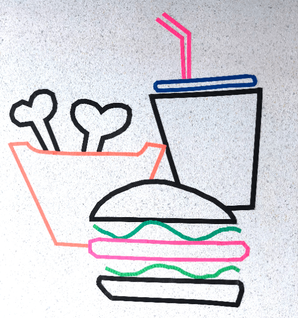 Tape Art Kunst mit den Klebebändern FreiherrvomSteinSchule