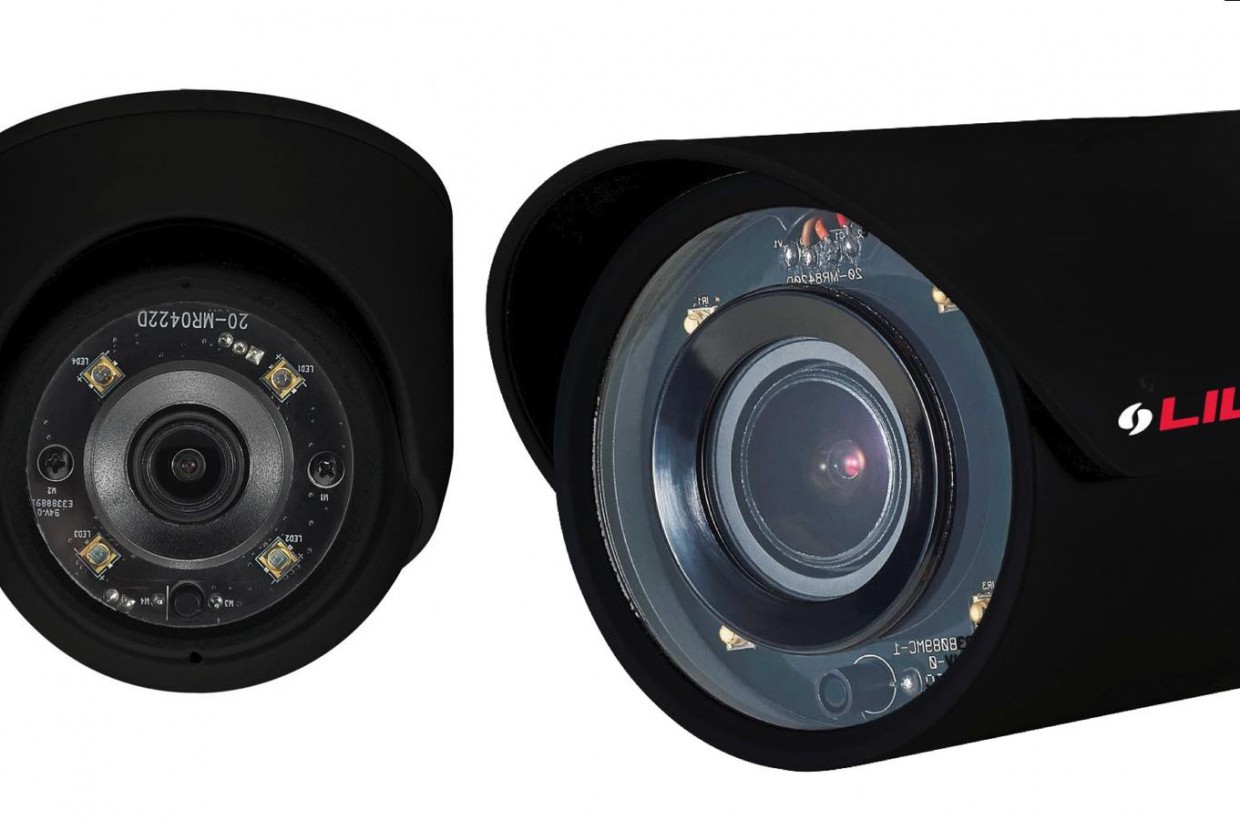 LILIN introduceert nieuwe range zwarte beveiligingscamera’s FWD
