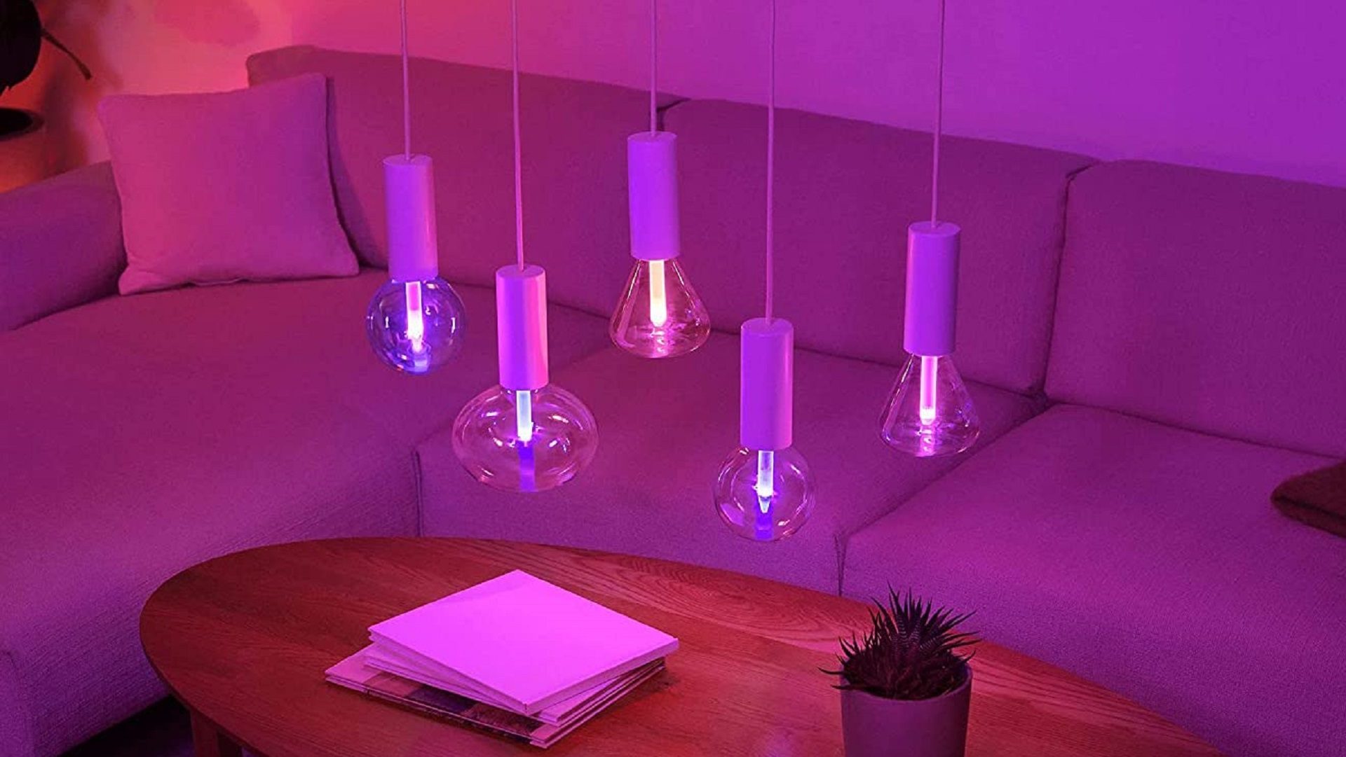 Philips Hue Lightguide voortijdig gelekt filamentlamp met een