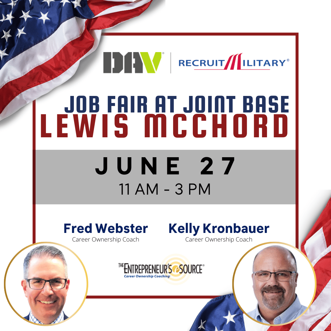 Job Fair at Joint Base Lewis McChord Fred ster
