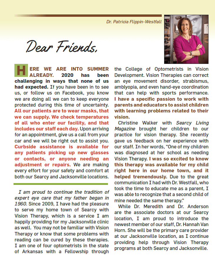 Optometrist in Searcy, AR Searcy Eye Care & Vision Therapy