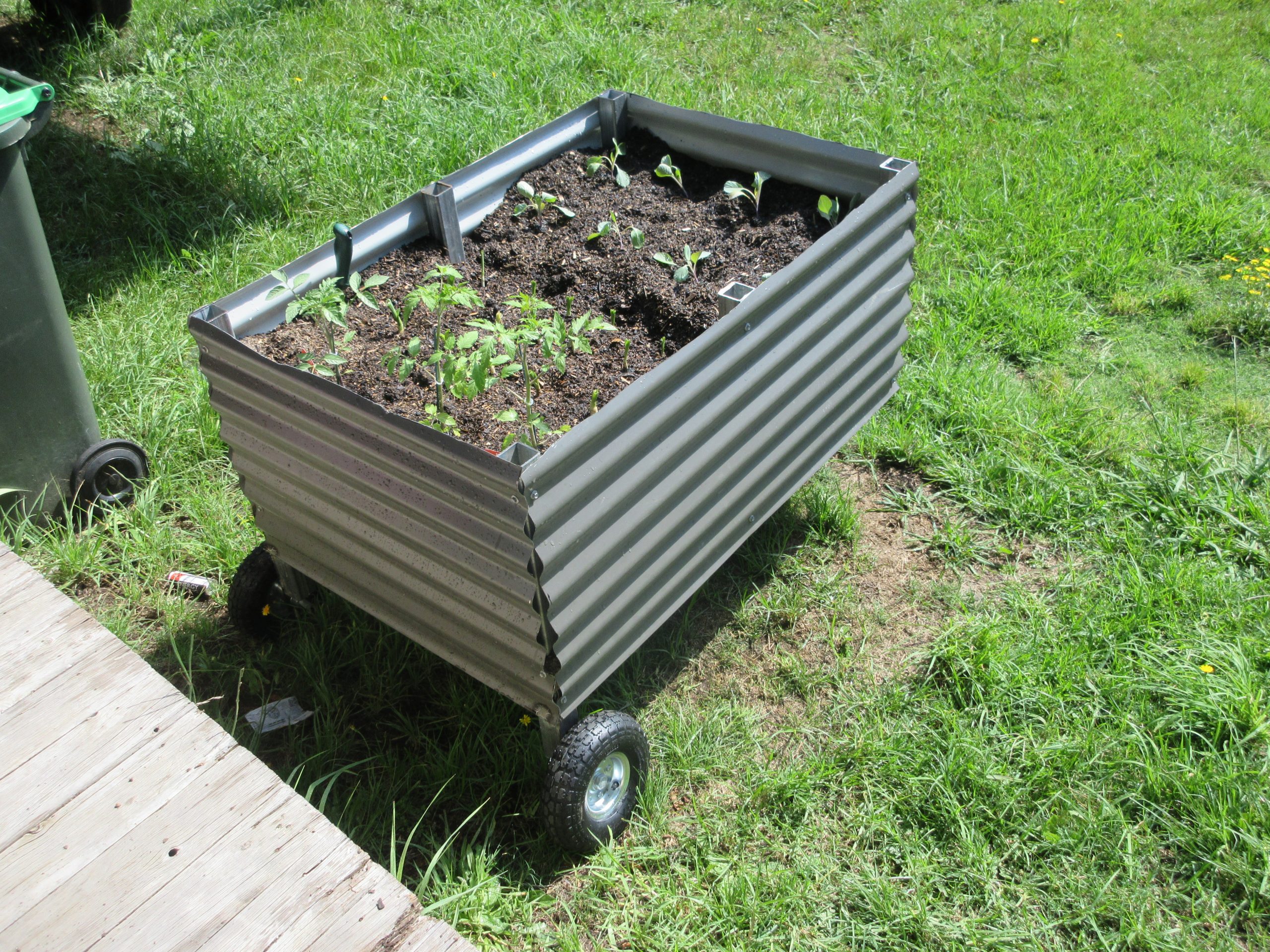 Mobile Garden Beds Colorbond Small Finigan Wright Fabrication