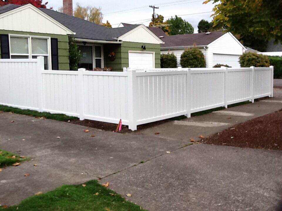 Vinyl Fence Contractors in Salem, Oregon F&W Fence Co. Fence Repairs
