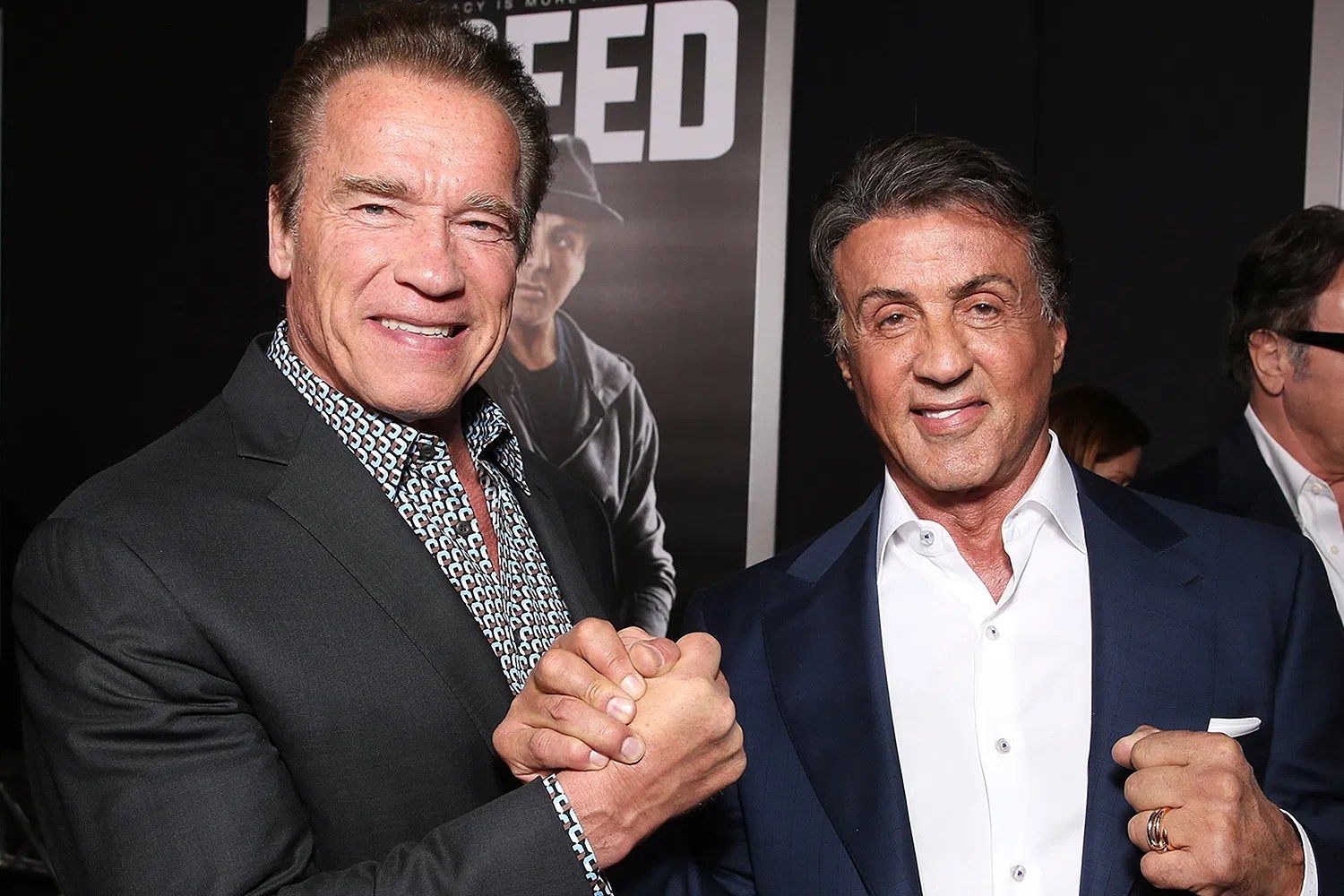 Arnold Schwarzenegger and Sylvester Stallone