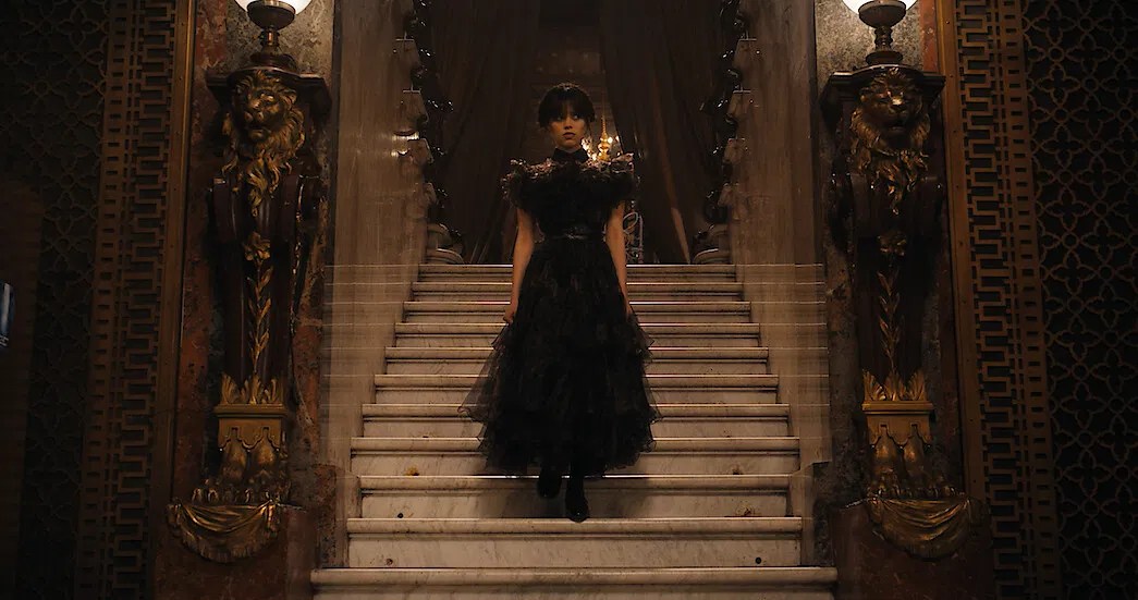 Jenna Ortega as Wednesday Addams