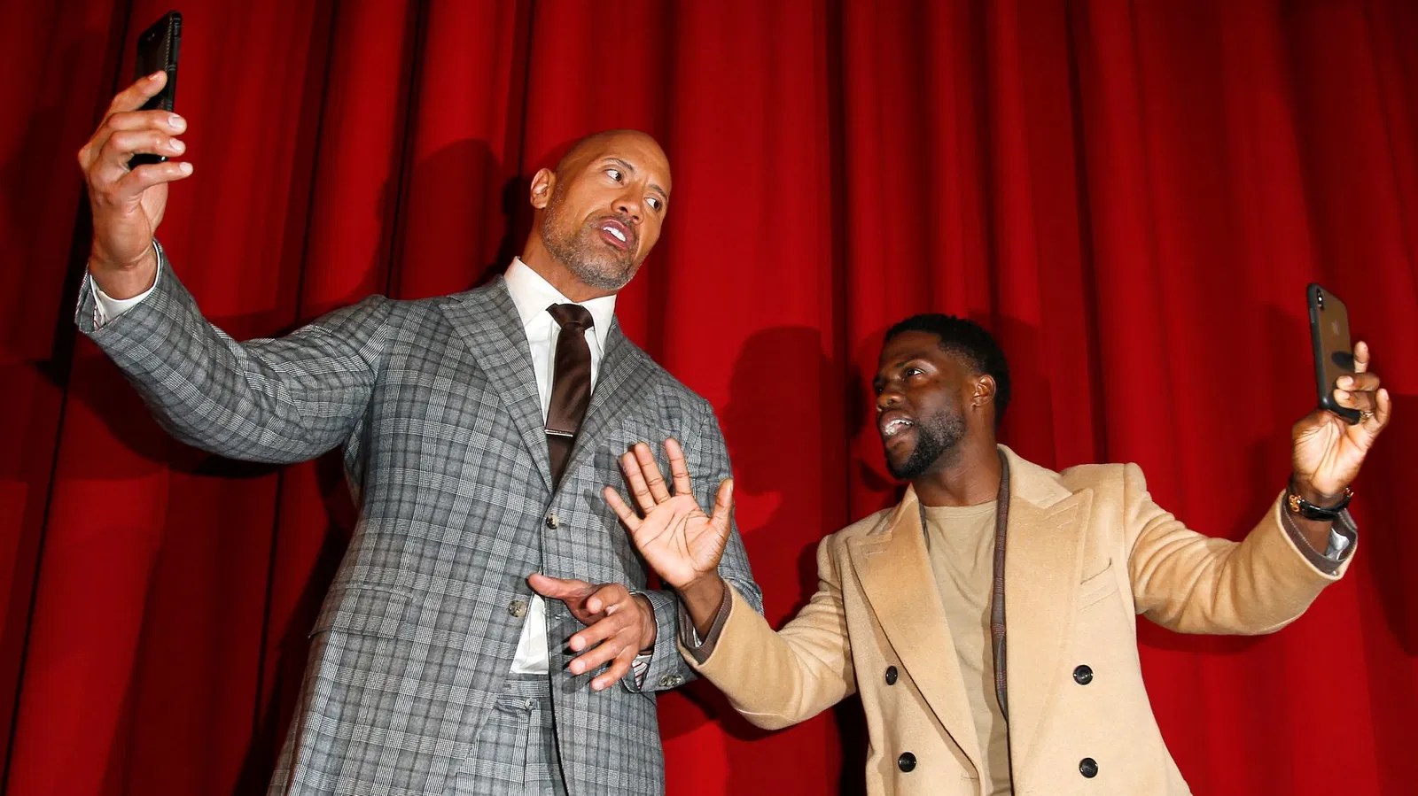 The Rock and Kevin Hart