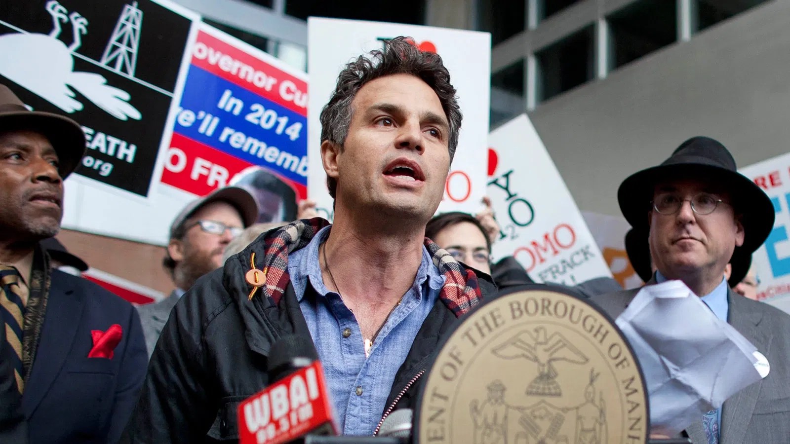 Mark Ruffalo in a Protest